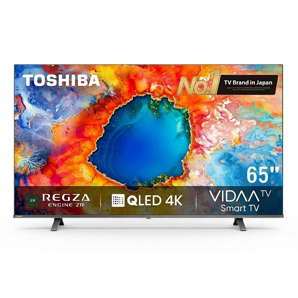 Toshiba 65" 4K QLED VIDAA TV - 65C450NP