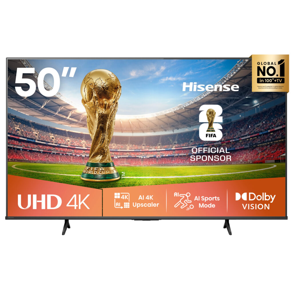 Pre-Order Hisense 50" UHD 4K VIDAA Smart TV - 50A6Q