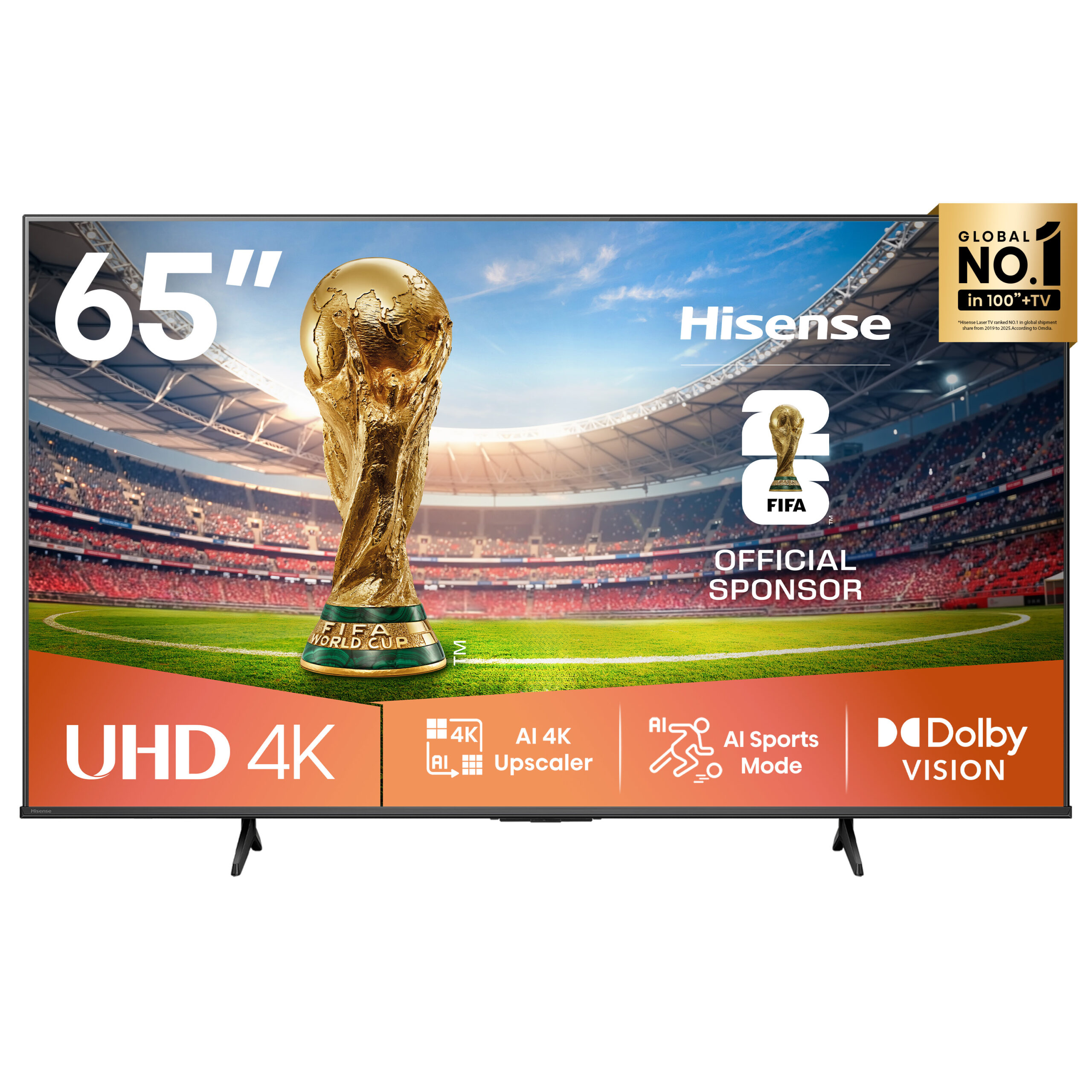 Hisense 65" UHD 4K VIDAA Smart TV - 65A6Q