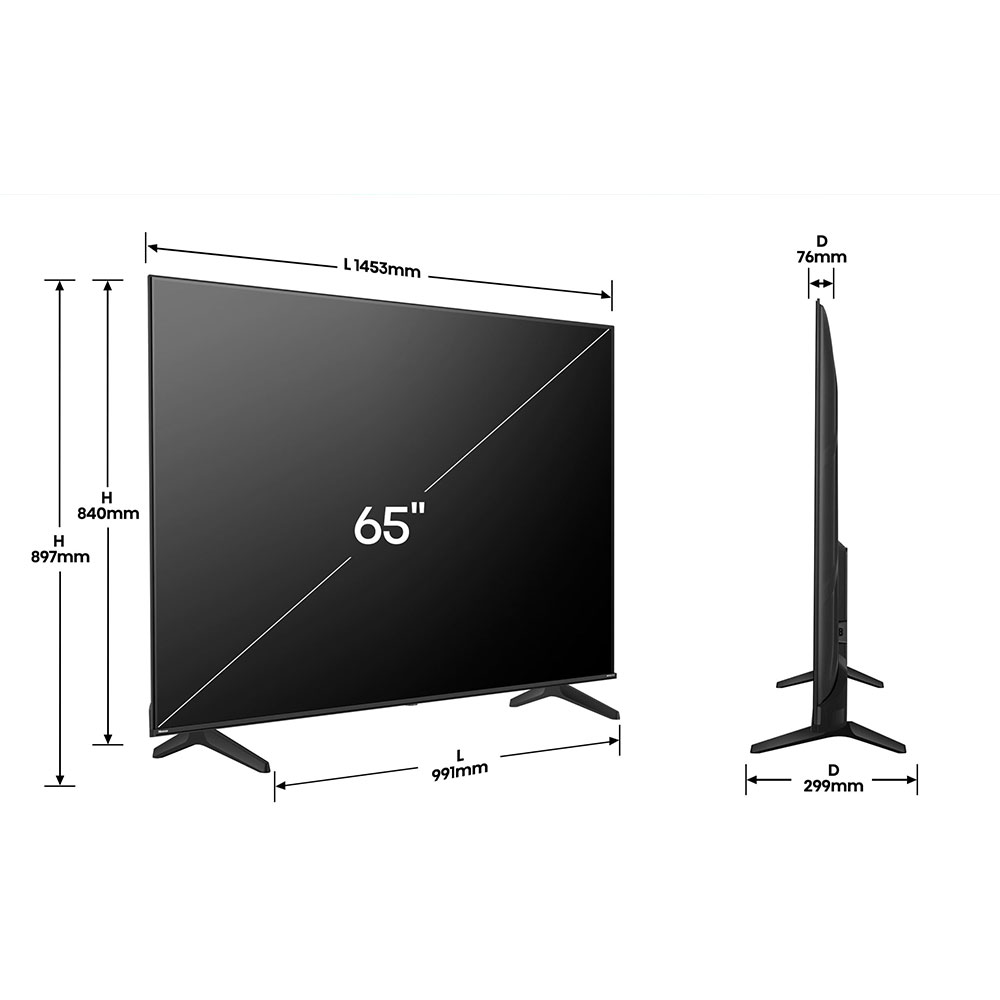 Hisense 65" UHD 4K VIDAA Smart TV - 65A6Q - Image 7