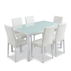 Dining Table No: DT-1323 6seater Color: White