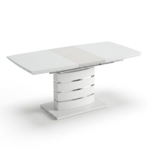 Argenta Extendable Dining Table Matt White Model: ARG01WHITE