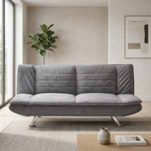 Koumo Bed Sofa Colour: Velvet Grey Model: KM-161915A