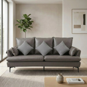 Shinning Sofa 3 Seater Model No: D15 Colour: Chocolate