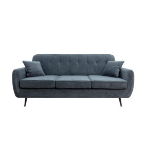 3 Seater Sofa Model YA330 Dark Grey with modern fabric finish and sturdy legs