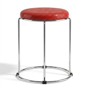Round Stool Colour: Red
