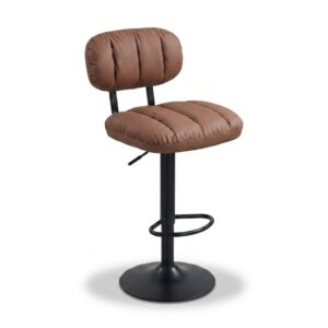 Leather Bar Stool Colour: Brown Model: B151