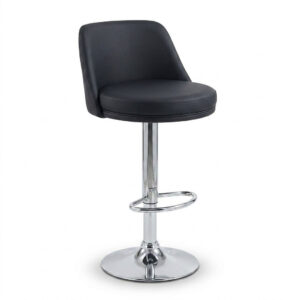 Leather Bar Stool Colour: Black Model: 2306