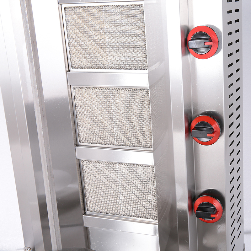 Commercial 5-Burner Ceramic Gas Shawarma Doner Kebab BBQ Grill CG-960Q - Image 2